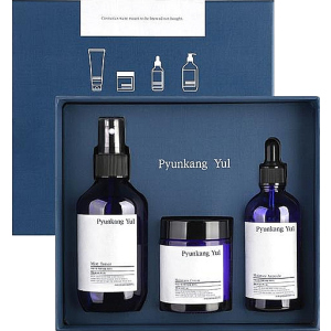 Набір Pyunkang Yul Set Тонер-міст Mist Toner 200 мл + Ампула Moisture Ampoule 100 мл + Крем Moisture Cream 100 мл (8809486680414) ТОП в Дніпрі