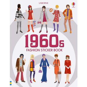 Книга з наклейками моди 1960-х років (9781474941853) ТОП в Дніпрі