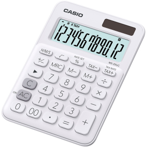 Калькулятор Casio 12 розрядний 105х149.5х22.8 (MS-20UC-WE-S-ES) ТОП в Дніпрі