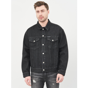 Джинсова куртка Calvin Klein Dad Jeans Jacket J30J318076-1BY XL Denim Black (8719853756102) ТОП в Дніпрі