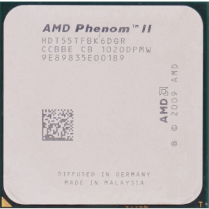 Процесор AMD Phenom II X6 1055T 2.8GHz/6MB/2000MHz (HDT55TFBK6DGR) sAM3, tray