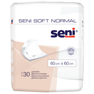 Одноразові пелюшки Seni Soft Normal 60х60 см 30 шт (5900516692568) ТОП в Дніпрі