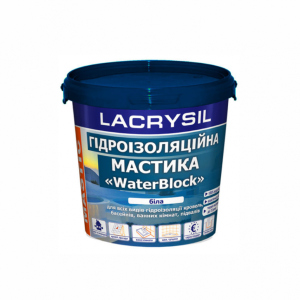 Мастика гідроізоляційна Lacrysil "WaterBlock" 3кг в Дніпрі