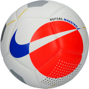 М'яч футзальний Nike Futsal Maestro Size 4 White/Orange (SC3974-101) краща модель в Дніпрі