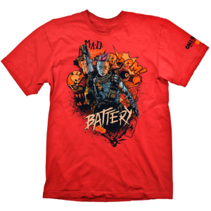 Футболка Gaya COD "Black Ops 4 T-Shirt Battery Red" M (GE6301M) ТОП в Дніпрі