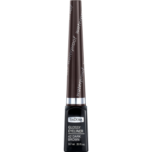 Подводка для глаз Isadora Glossy Eyeliner 42 dark brown 3.7 мл 97317851128429) лучшая модель в Днепре