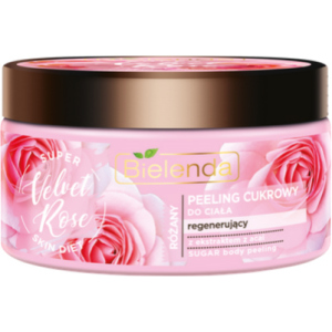 Скраб цукровий Bielenda Super Skin Diet Velvet Rose Регенеруючий 350 г (5902169034214) надійний