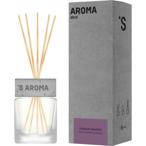 Аромадиффузор Sister's Aroma Reed Diffuser Tuscan Grapes Тосканский виноград 120 мл (8681301037166) лучшая модель в Днепре