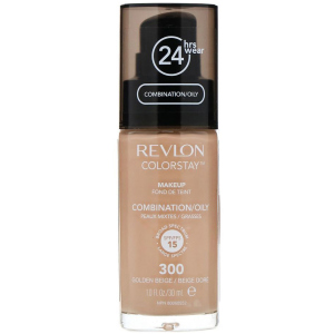 Тональный крем Revlon ColorStay комбинированная и жирная кожа с дозатором 300 Golden Beige 30 мл (309974700085) ТОП в Днепре