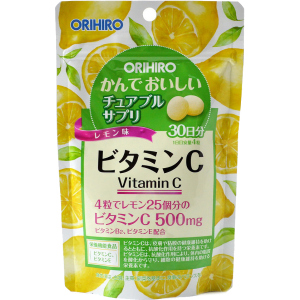 Вітаміни Orihiro Вітамін С 60 г 120 жувальних таблеток (4571157256740) ТОП в Дніпрі