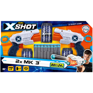 Набір швидкострільних бластерів Zuru X-Shot Excel MK 3 Double Pack (193052021366) ТОП в Дніпрі