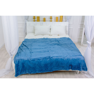 Плед MirSon №1002 Damask Blue 200x230 (2200002981651) в Дніпрі