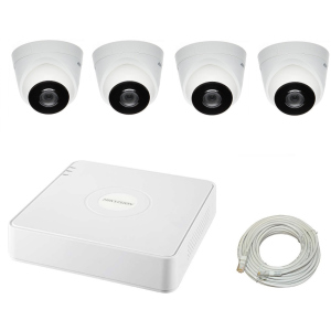 купити Комплект відеоспостереження Hikvision IP-4D 4MP KIT