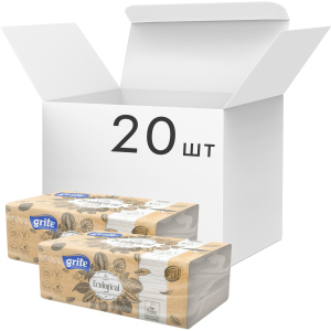 Упаковка бумажных полотенец Grite Ecological FT двухслойных 20 пачек по 150 листов (4770023350210) в Днепре