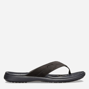 В'єтнамки Crocs Santa Cruz Leather Flip 205613-060-M7 39-40 24.6 см Чорні (191448313798) в Дніпрі