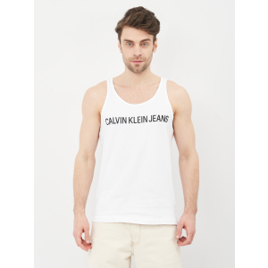 Майка Calvin Klein Jeans Institutional Logo Reg Tank J30J315249-YAF L Ck White (8719852659008) ТОП в Днепре