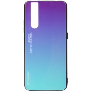 Панель BeCover Gradient Glass для Vivo V15 Pro Purple-Blue краща модель в Дніпрі