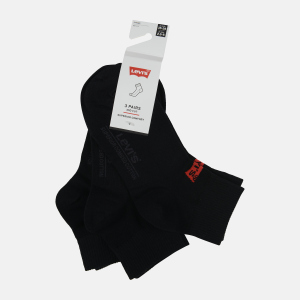 Набор носков Levi's 903051001-884 35-38 3 пары Jet Black (8720245101141) лучшая модель в Днепре