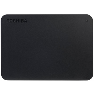 Зовнішній накопичувач HDD 2.5" USB 2.0TB Toshiba Canvio Basics Black + USB-C адаптер (HDTB420EK3ABH) ТОП в Дніпрі