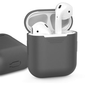 Класичний Силіконовий чохол AhaStyle для Apple AirPods Gray (AHA-01020-GRY) в Дніпрі