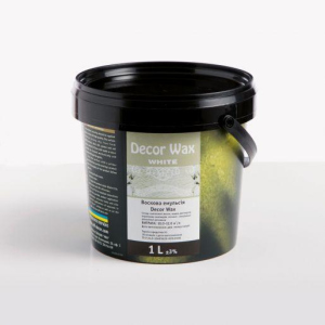 Білий віск для декоративної штукатурки Ельф Decor Wax White 1л краща модель в Дніпрі