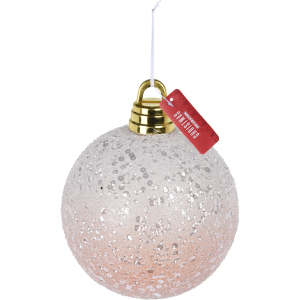 Ялинкова куля Christmas Decoration 20 см (CAA724990_glitter) краща модель в Дніпрі