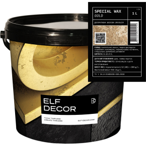 Декоративний віск Elf DecorSpecial Wax 1л Gold (mba1d124w) краща модель в Дніпрі