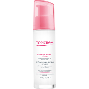 Зволожуюча сироватка для обличчя Topicrem Ultra-Moisturizing Serum 30 мл (3700281703443) в Дніпрі