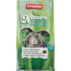 Беззерновий корм для кроликів Beaphar Nature Rabbit з тимофіївкою 1.25 кг (8711231101696) краща модель в Дніпрі