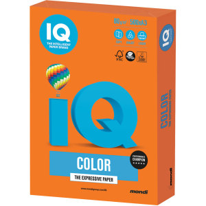 Папір офісний IQ Color OR43 A3 80 г/м2 500 листів Помаранчевий (9003974400747)