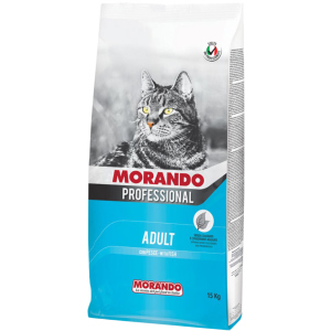 Сухой корм для взрослых кошек Morando Adult с рыбой 15 кг (8007520105309)