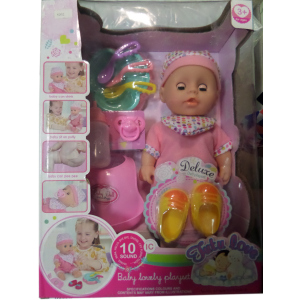 Интерактивная кукла Qunxing Toys Пупс с аксессуарами (8262) (4812501172850) лучшая модель в Днепре