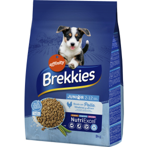 Сухий корм Brekkies Dog Junior для молодих собак з куркою 3 кг (8410650202112) надійний