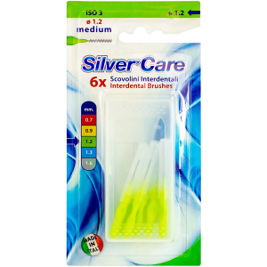 Міжзубні йоржи Silver Care 6 шт середні (8009315041243) в Дніпрі