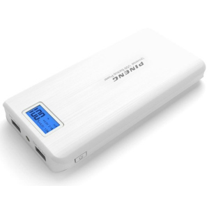 Портативная Универсальная батарея Power Bank PINENG PN999 20000 mAh Белый лучшая модель в Днепре