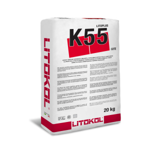 Клей на цементной основе Litokol LITOPLUS K55 20кг (K55B0020) Белый