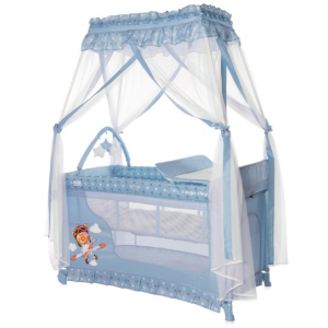 Манеж Lorelli Magic Sleep Blue Adventure (Чарівний сон Блю Адвент) в Дніпрі