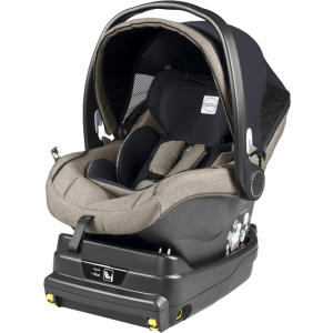 Автокрісло Peg-Perego Primo Viaggio i-Size з базою Luxe Ecru Бежеве (IMSZ000000BA36DX51) (8005475392751) краща модель в Дніпрі