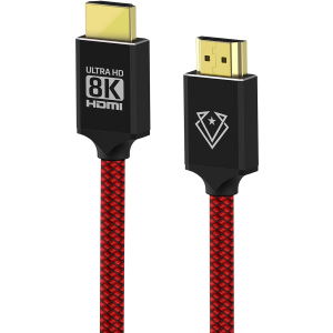 Кабель Vertux VertuLink-150 HDMI 2.1 UltraHD-8K HDR eARC 1.5 м Bloodyred (vertulink-150.bloodyred) ТОП в Дніпрі