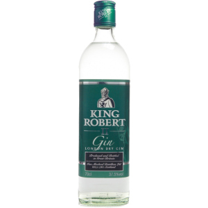 Джин King Robert II Distilled London Dry Gin 0,7 л 37,5% (5010852001976) краща модель в Дніпрі