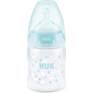 Пляшечка для годування NUK First Choice Plus з силіконовою соскою 150 мл М'ятна (4008600400493) в Дніпрі