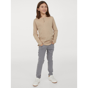 Джинсы H&M 1502-8759312 140 см Светло-серые (hm08711531972) ТОП в Днепре