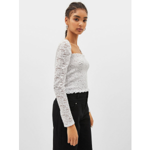 Топ Bershka 2230/187/251 S Білий (SZ02230187251027) ТОП в Дніпрі