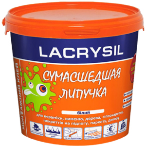 Клей монтажний акриловий Lacrysil Божевільна липучка 3 кг Білий (Е29519)