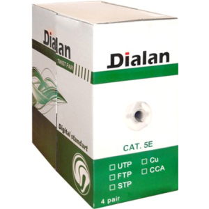 Кабель Dialan КПВЕ 4х2х0.50 мм² (FTP-cat.5E) 305 м (10554) в Дніпрі