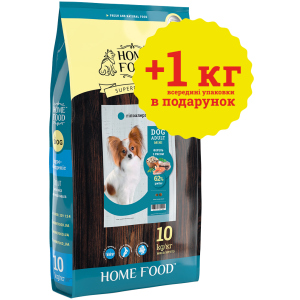 Повнорационный Сухий Корм ​​Супер - Преміум для Дорослих Собак Home Food Dog Adult Mini Гіпоалергенний «Форель з рисом» 11 кг (4828331671100) ТОП в Дніпрі