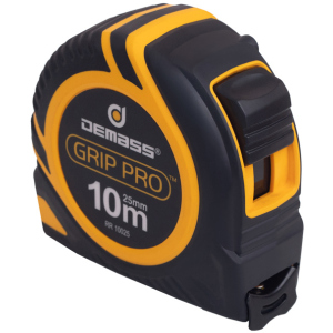 Рулетка измерительная Demass Grip Pro 10 м (RR 10025) в Днепре