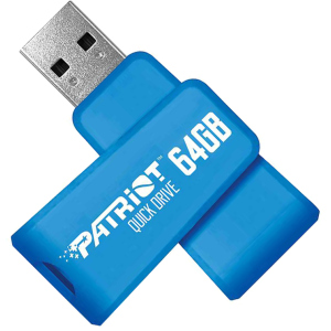 Patriot Color Quickdrives 64GB USB 3.1 Blue (PSF64GQDBL3USB) в Дніпрі