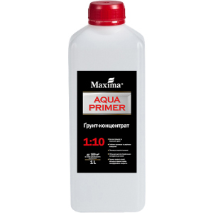 Грунт-концентрат 1:10 Maxima «Aqua Primer» 1 л (4823083310745)