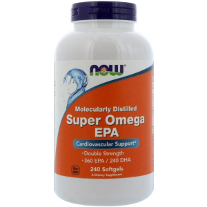 Жирні кислоти Now Foods Super Omega EPA 1200 мг 240 капсул (733739016836)